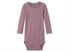 Name It elderberry lace bodysuit
